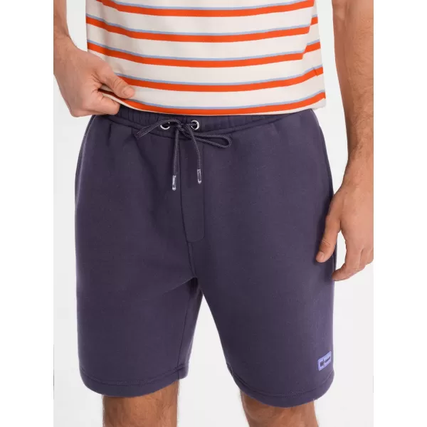  Pánske kraťasy OMBRE OU-SRBC-0101 FIALOVÝ 
