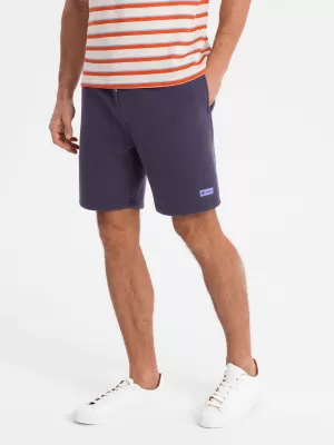 Pánske kraťasy OMBRE OU-SRBC-0101 FIALOVÝ