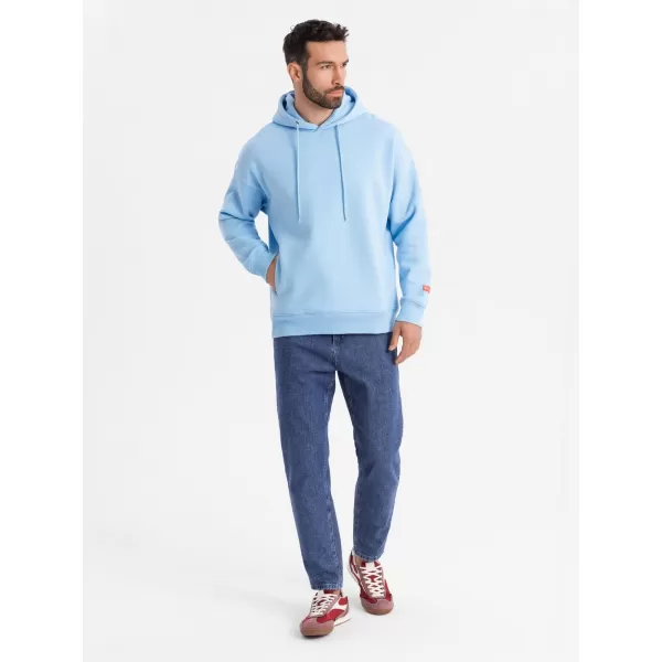  Pánska mikina OMBRE OU-SNBC-0105 MODRÁ 
