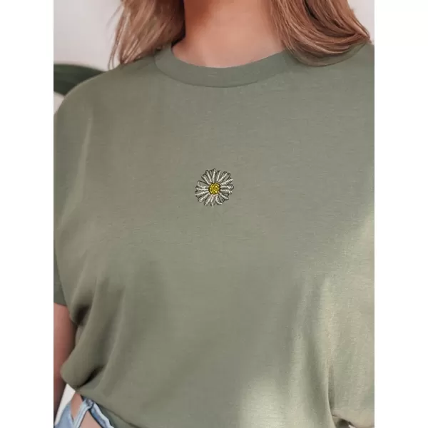  Dámske tričko DSTREET FLORTA RY2556 ZELENÁ 
