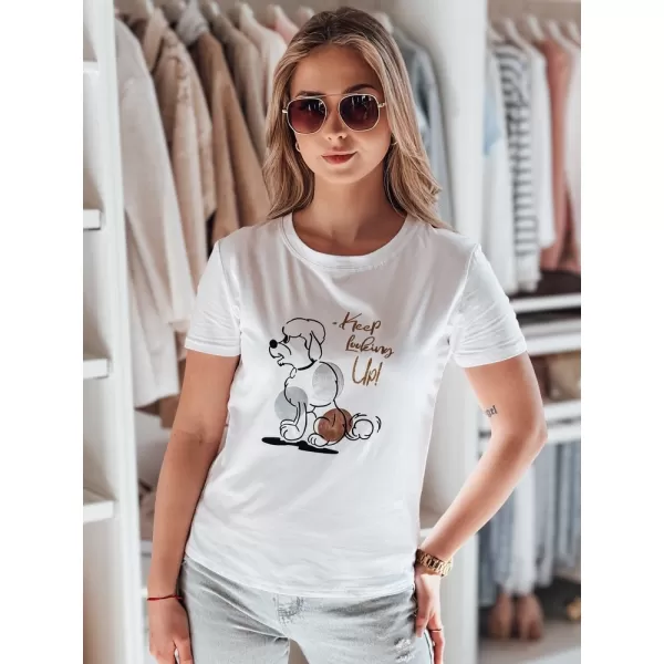  Dámske tričko DSTREET LUMIFITU RY2738 BIELA 