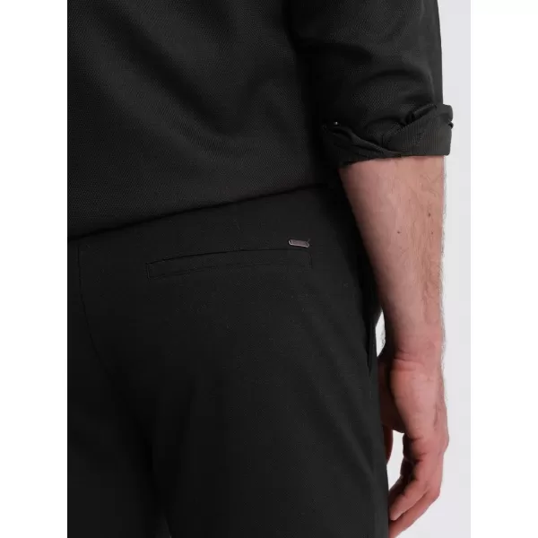  Pánske šortky OMBRE OM-SRCS-0170 ČIERNA 