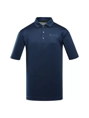 Pánske tričko s golierom ALPINE PRO COOWEL 2 MODRÝ