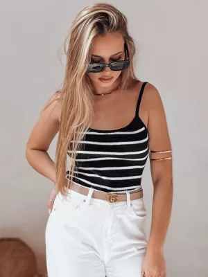 Ženské body DSTREET RY2900 ČIERNA