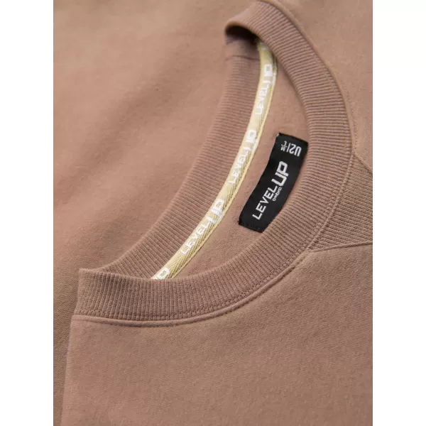  Pánska mikina OMBRE OU-SNBC-0104 HNEDÁ 