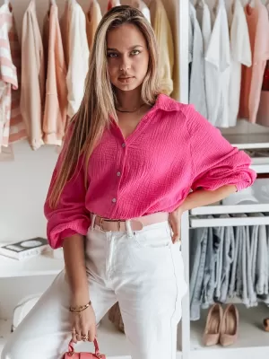 Dámska košeľa DSTREET MUSLINEA DY0475 FIALOVÁ