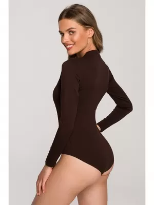 Ženské body STYLOVE S327 HNEDÁ