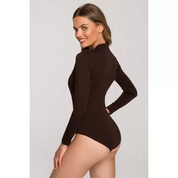  Ženské body STYLOVE S327 HNEDÁ 