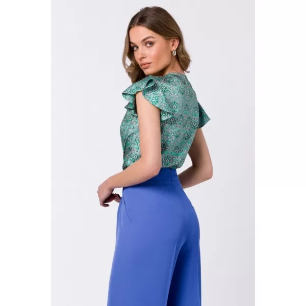  Dámska blúzka STYLOVE S344 MODRÁ 