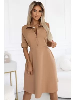 Šaty NUMOCO SANDY 286-8 MOKA PENA
