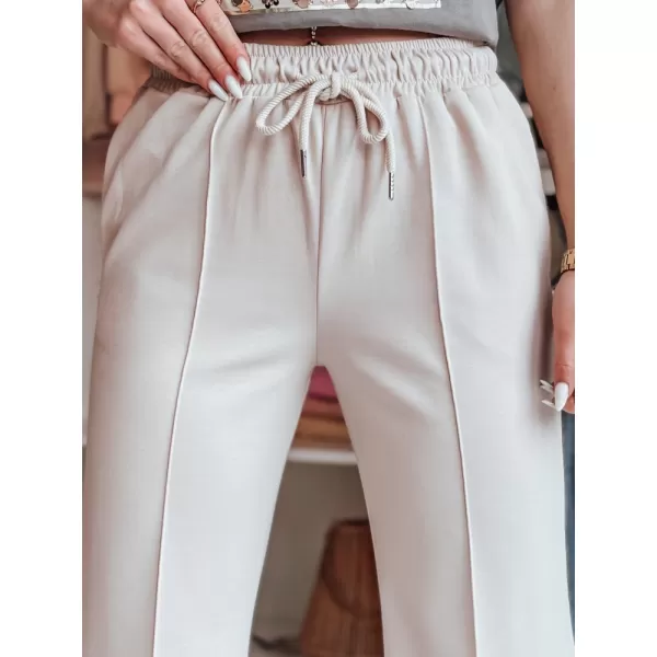  Dámske tepláky DSTREET DRESSANIK UY2702 BÉŽOVÁ 