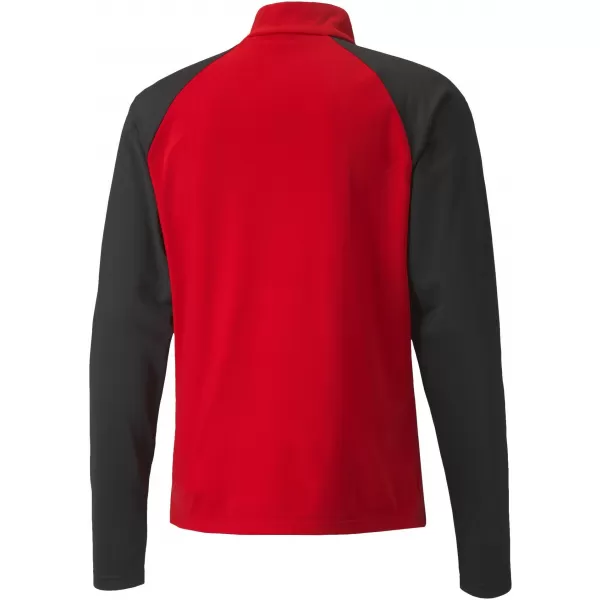  Pánska mikina PUMA TEAMLIGA 1/4 ZIP TOP 657236_01 PUMA RED/PUMA BLACK 