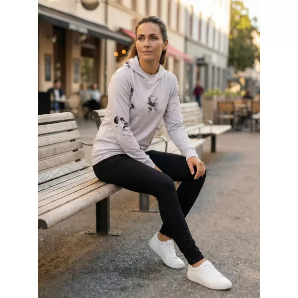  Dámska prémiová funkčná mikina ALTISPORT VOJ/ALW077MI01 SIVOČIERNA 