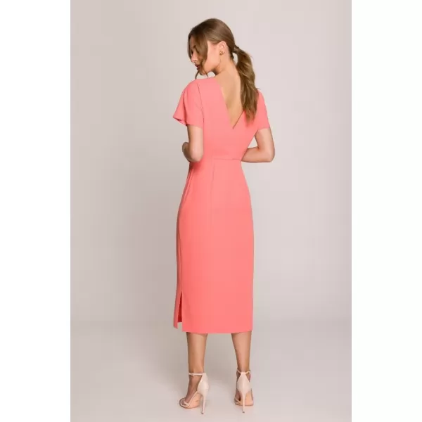  Šaty STYLOVE S398 ORANŽOVÁ 