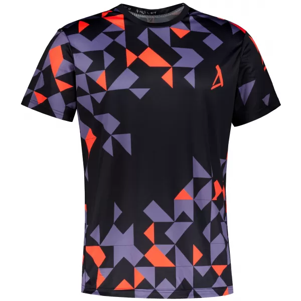  Prémiové pánske funkčné tričko ALTISPORT VOJ/ALM108TR01 ČIERNO-ORANŽOVÁ 