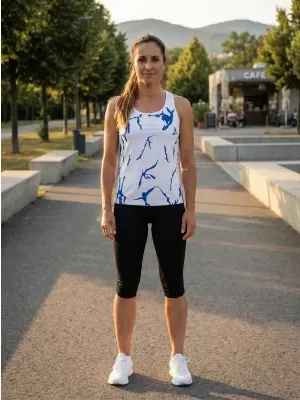 Dámske prémiové funkčné tielko ALTISPORT VOJ/ALW052TIL01 BIELA