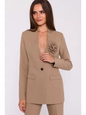Dámska bunda STYLOVE S370 BÉŽOVÁ