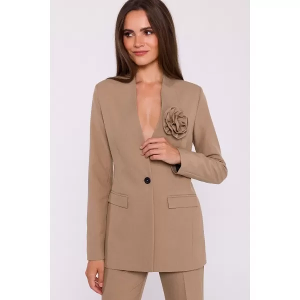  Dámska bunda STYLOVE S370 BÉŽOVÁ 