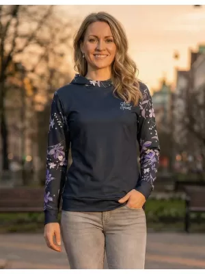 Dámska prémiová funkčná mikina ALTISPORT VOJ/ALW063MI01 ČIERNA
