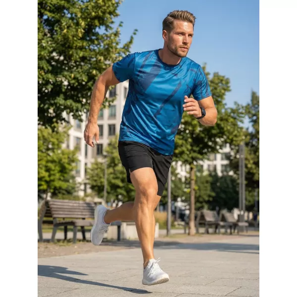  Prémiové pánske funkčné tričko ALTISPORT VOJ/ALM079TR01 MODRÁ 
