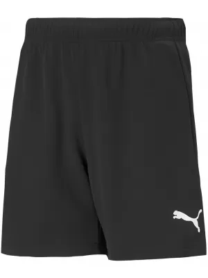 Kraťasy PUMA TEAMRISE SHORT JR 704943_04 PUMA ČIERNA/PUMA BIELA