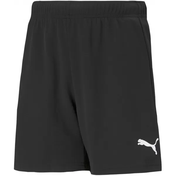  Kraťasy PUMA TEAMRISE SHORT JR 704943_04 PUMA ČIERNA/PUMA BIELA 