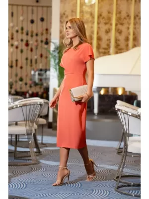 Šaty STYLOVE S398 ORANŽOVÁ
