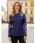 Dámska prémiová funkčná mikina ALTISPORT VOJ/ALW063MI01 TMAVO FIALOVÁ
