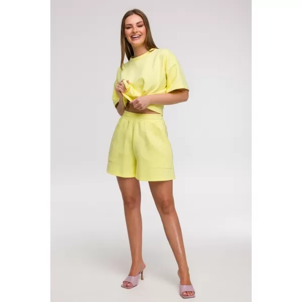  Dámske šortky BEWEAR B295 CITRÓN 