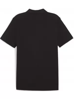 Pánske tričko s golierom PUMA TEAMGOAL CASUALS POLO 658605_03 PUMA ČIERNA/PUMA BIELA