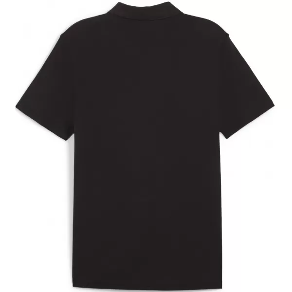  Pánske tričko s golierom PUMA TEAMGOAL CASUALS POLO 658605_03 PUMA ČIERNA/PUMA BIELA 