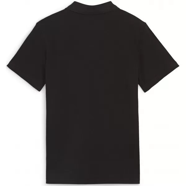  Pánske tričko s golierom PUMA TEAMGOAL CASUALS POLO JR 658606_03 PUMA ČIERNA/PUMA BIELA 