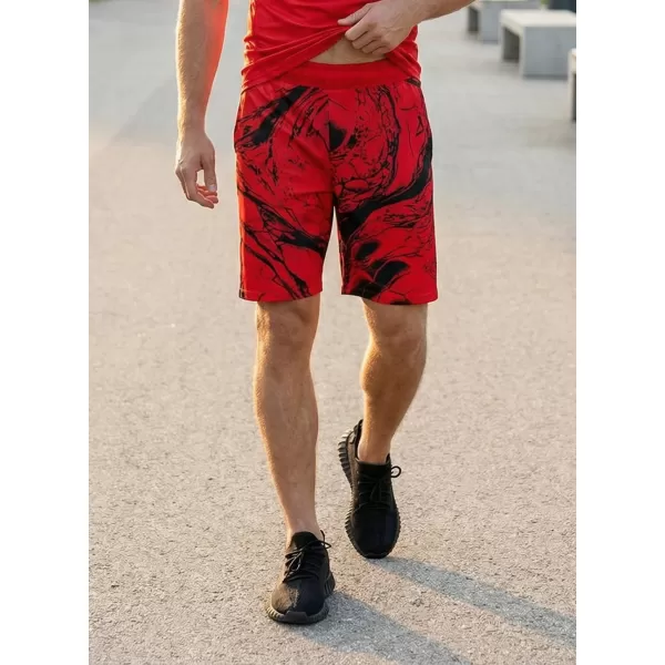  Prémiové pánske funkčné šortky ALTISPORT VOJ/ALM071KRA01 ČERVENÁ 