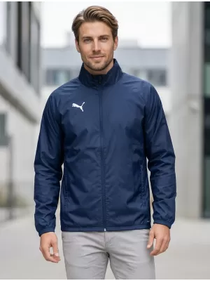 Pánska bunda PUMA TEAMGOAL ALL WEATHER JACKET 659038_06 PUMA NAVY/PUMA WHITE