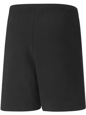 Kraťasy PUMA TEAMRISE SHORT JR 704943_04 PUMA ČIERNA/PUMA BIELA
