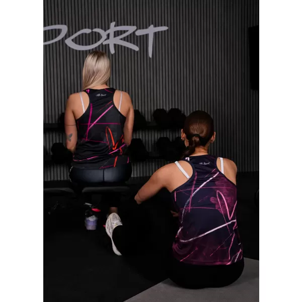  Dámske prémiové funkčné tielko ALTISPORT VOJ/ALW082TIL01 ČIERNA 
