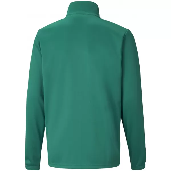  Sako PUMA TEAMRISE TRG POLY JACKET JR 657393_05 PEPPER GREEN/ PEPPER GREEN/PUMA WHITE 