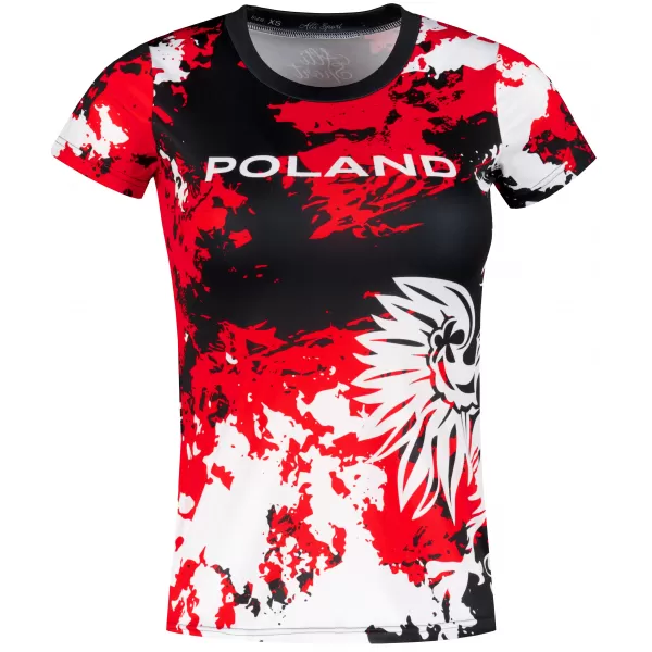  Dámske prémiové funkčné tričko ALTISPORT VOJ/ALW036PL/TR01 ŠKVRNY 