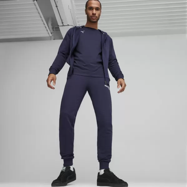  Pánska mikina PUMA TEAMGOAL CASUALS HOODED JACK 658595_06 PUMA NAVY/PUMA WHITE 