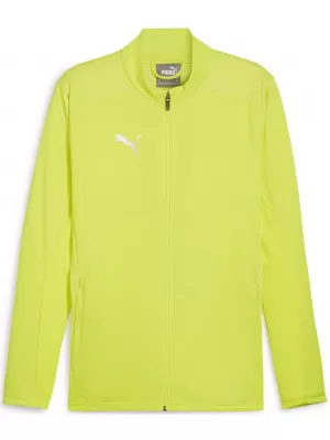 Sako PUMA TEAMFINAL TRAINING JACKET 658554_30 ELECTRIC LIME/ ELEKTRICKÉ VÁPNO/STRIEBRO