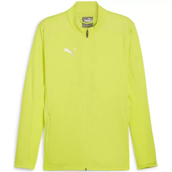  Sako PUMA TEAMFINAL TRAINING JACKET 658554_30 ELECTRIC LIME/ ELEKTRICKÉ VÁPNO/STRIEBRO 