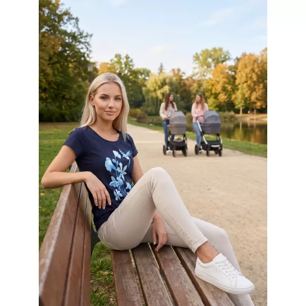  Dámske tričko ALTISPORT ALW191122 NÁMORNÍCKA MODRÁ 