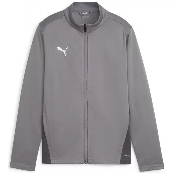  Sako PUMA TEAMGOAL TRAINING JACKET JR 658634_13 LIATINA/BIELA/TIEŇOVÁ ŠEDÁ 