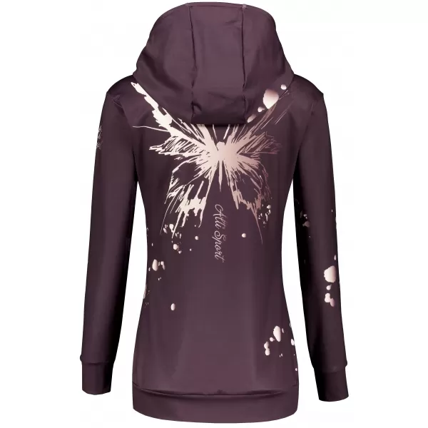  Dámska prémiová funkčná mikina ALTISPORT VOJ/ALW077MI01 RUDA 