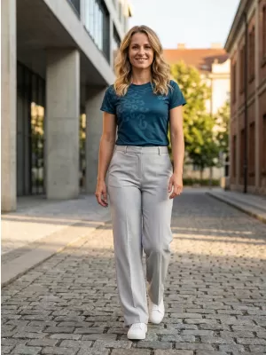 Dámske prémiové funkčné tričko ALTISPORT VOJ/ALW047TR01 MODRÁ