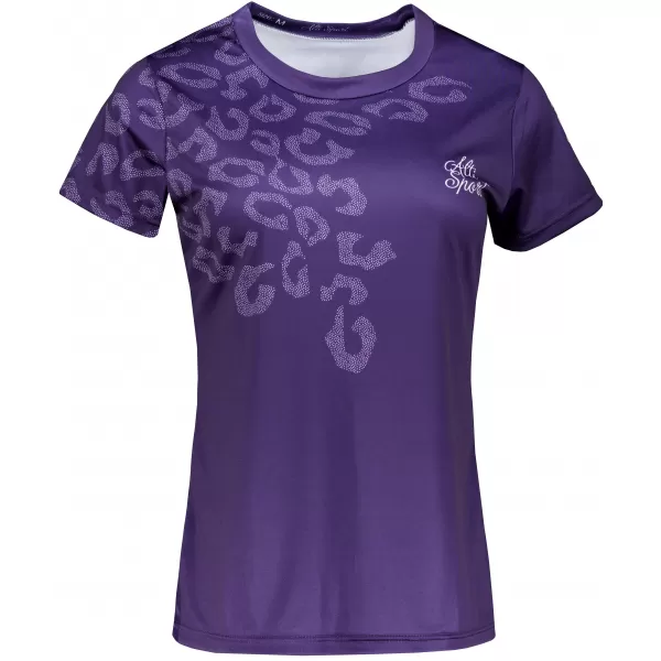  Dámske prémiové funkčné tričko ALTISPORT VOJ/ALW047TR01 FIALOVÁ 