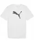 Pánske tričko PUMA TEAMRISE LOGO JERSEY COTTON 658705_04 PUMA BIELA/PUMA ČIERNA