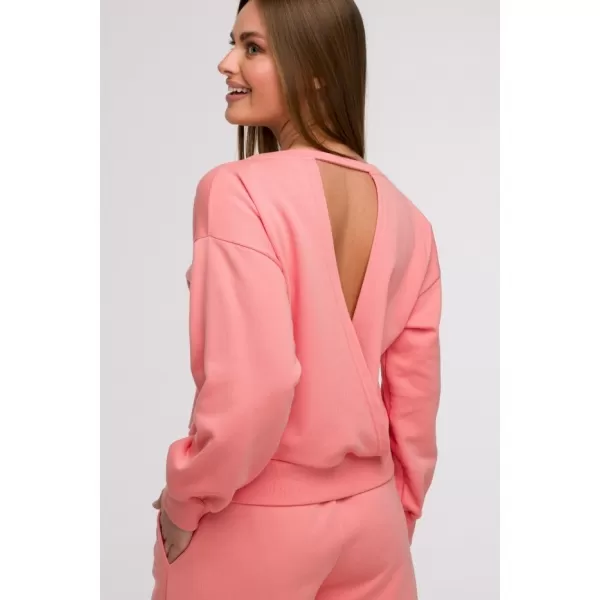  Dámska mikina BEWEAR B293 KORALOVÝ 