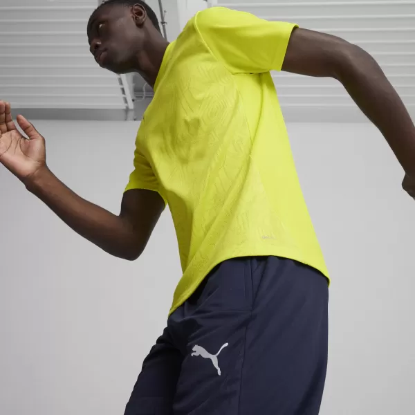  Pánske funkčné tričko PUMA TEAMFINAL TRAINING JERSEY 658557_30 ELECTRIC LIME/ ELEKTRICKÉ VÁPNO/STRIEBRO 