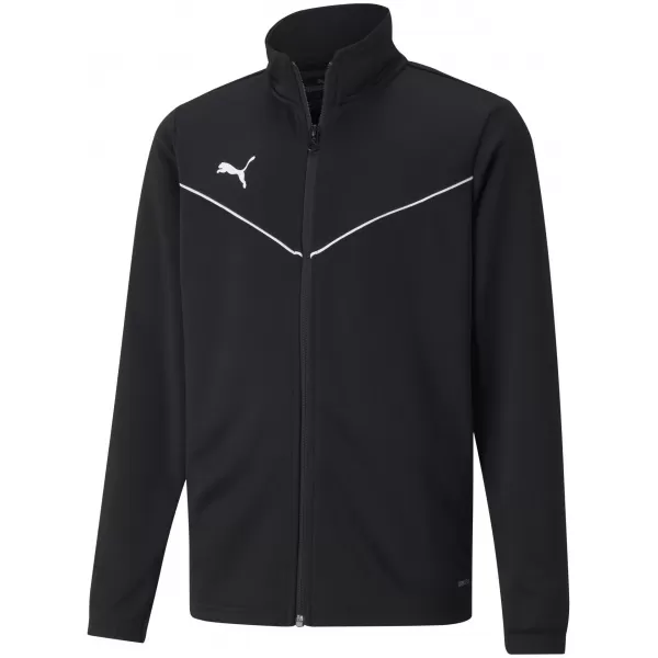  Sako PUMA TEAMRISE TRG POLY JACKET JR 657393_03 PUMA ČIERNA/PUMA BIELA 